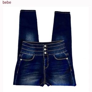 😍 BEBE TRIPLE WAIST SKINNY PREMIUM STRETCH HIGH-RISE JEAN😍